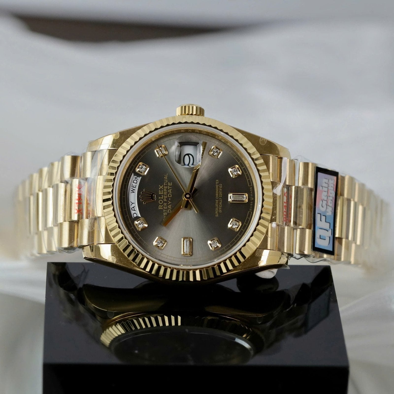 Rolex Day-Date M128238 Watch Gray Dial 36mm