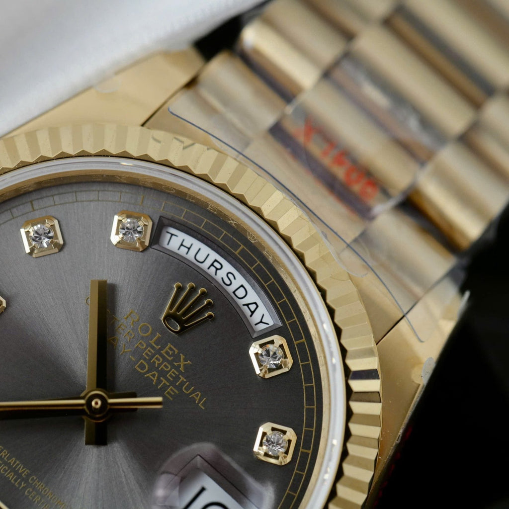 Rolex Day-Date M128238 Watch Gray Dial 36mm