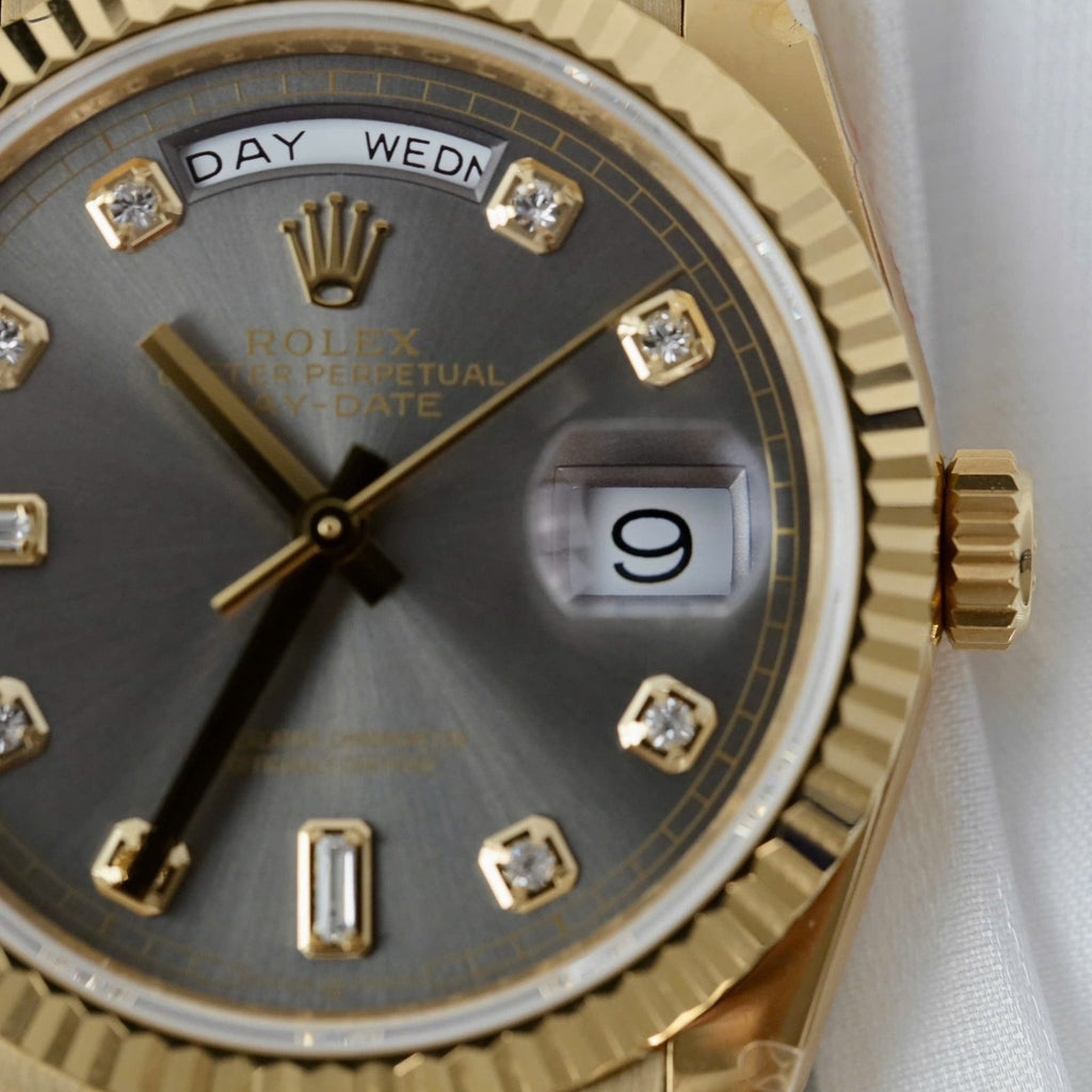 Rolex Day-Date M128238 Watch Gray Dial 36mm