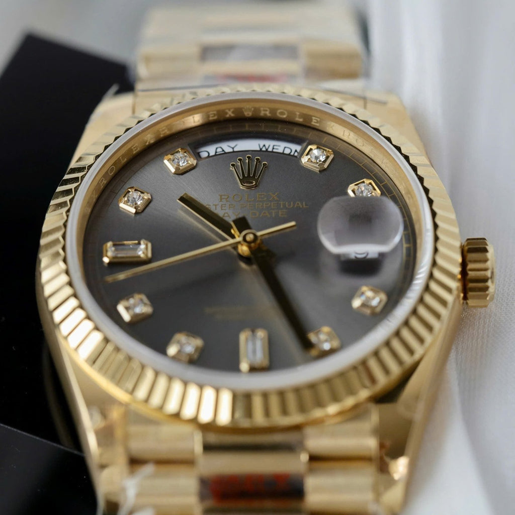 Rolex Day-Date M128238 Watch Gray Dial 36mm