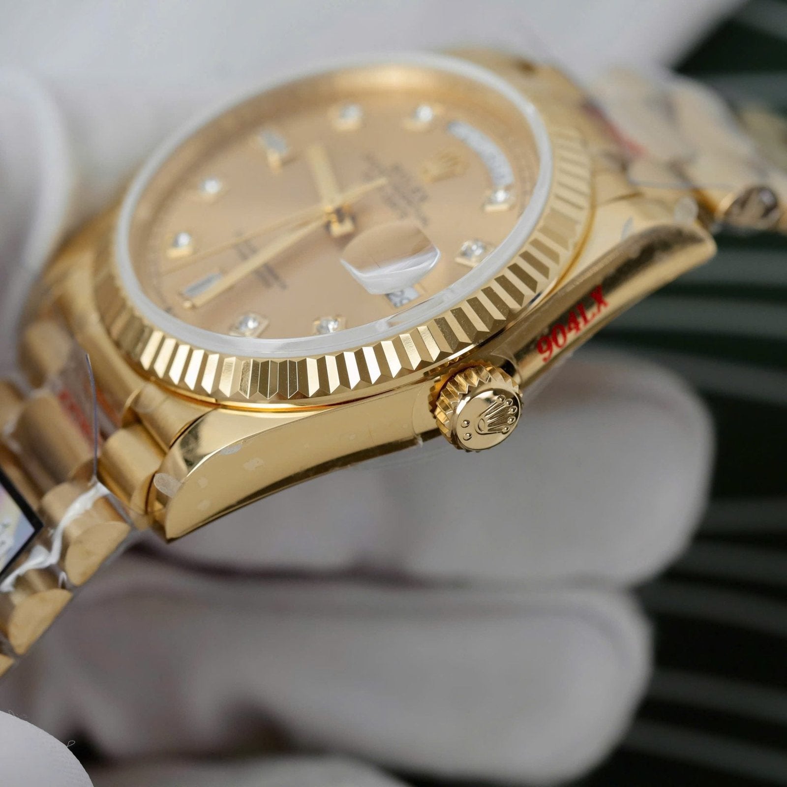Rolex Day-Date M128238 Watch Yellow Dial 36mm
