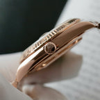 Rolex Day-Date Chocolate Dial Watch Gold Wrapped + Moissanite Dial 40mm
