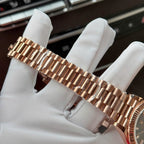 Rolex Day-Date Dial Chocolate Watch 18K Gold Wrapped 40mm