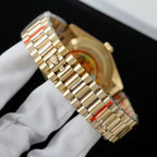 Rolex Day-Date Black Dial Watch 40mm