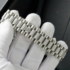 Rolex Day-Date Dial MOP Watch Moissanite Diamonds 36mm