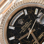 Rolex Day-Date Eisenkiesel Dial Watch 18K Gold Wrapped 36mm