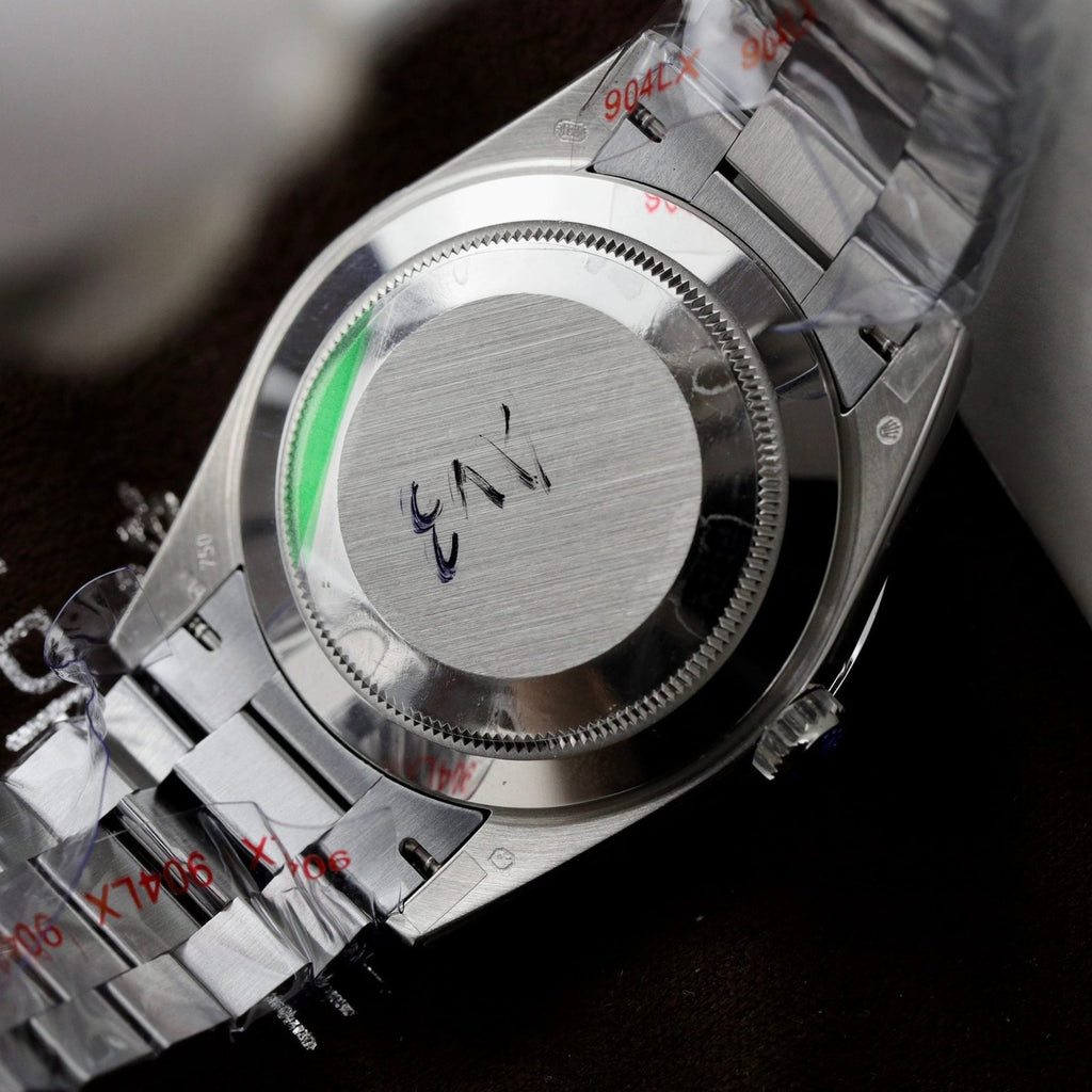 Rolex Watch Day-Date Dial Meteorite Number Pile Diamond Moissanite 40mm