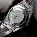 Rolex Watch Day-Date Dial Meteorite Number Pile Diamond Moissanite 40mm