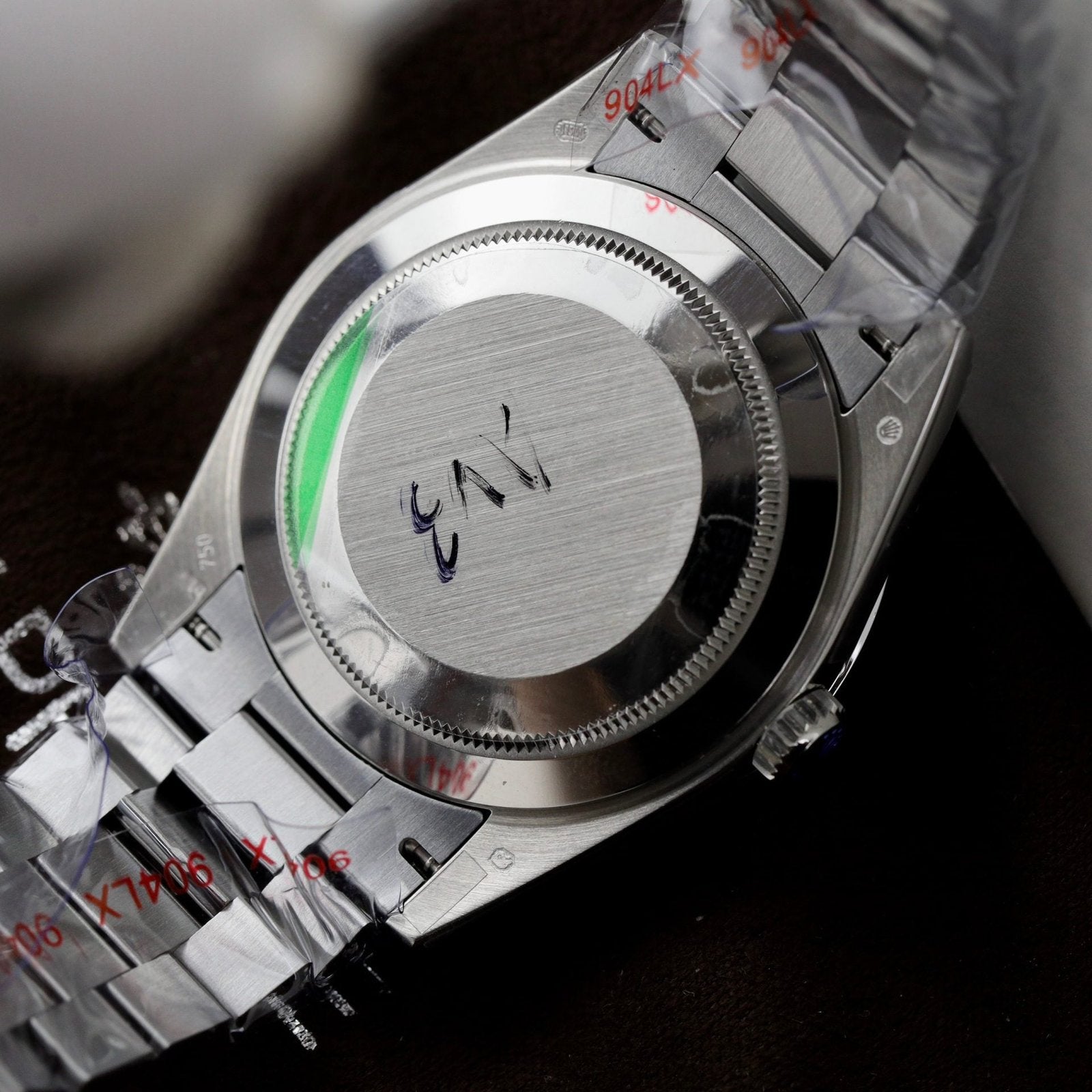Rolex Watch Day-Date Dial Meteorite Number Pile Diamond Moissanite 40mm