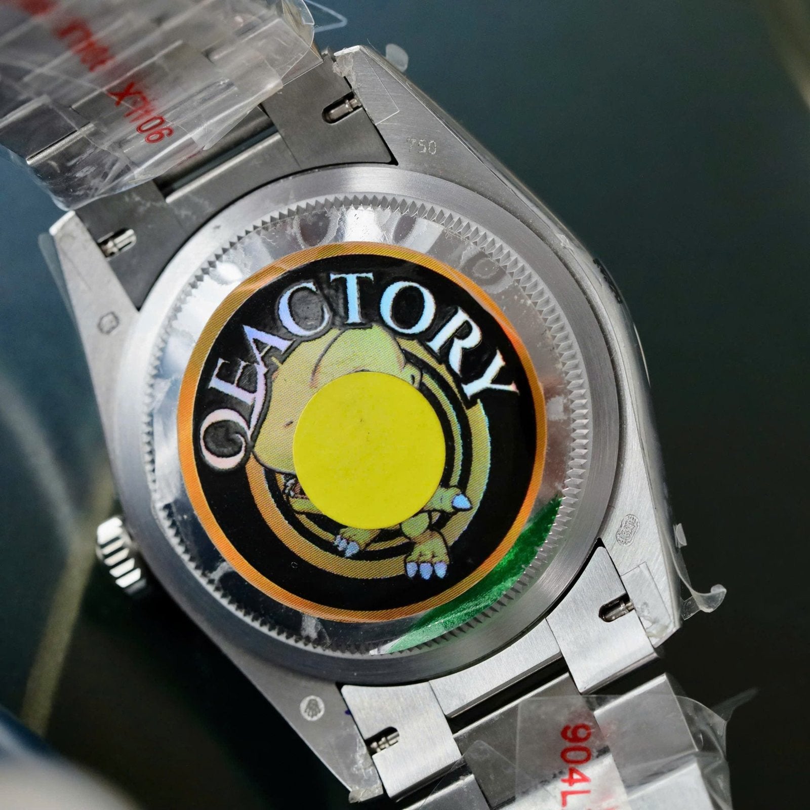 Rolex Day-Date Meteorite Dial Watch Moissanite Diamonds 36mm