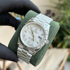 Rolex Watch Day-Date Meteorite Dial President Strap 40mm