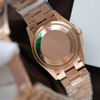 Rolex Day-Date Meteorite Dial Gold Wrapped + Moissanite Diamonds Baguette 36mm