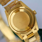 Rolex Day-Date Yellow Champagne Dial Watch 18K Gold 36mm