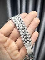 Rolex Day-Date Watch Ice Blue Dial Number Pile Arabic 40mm
