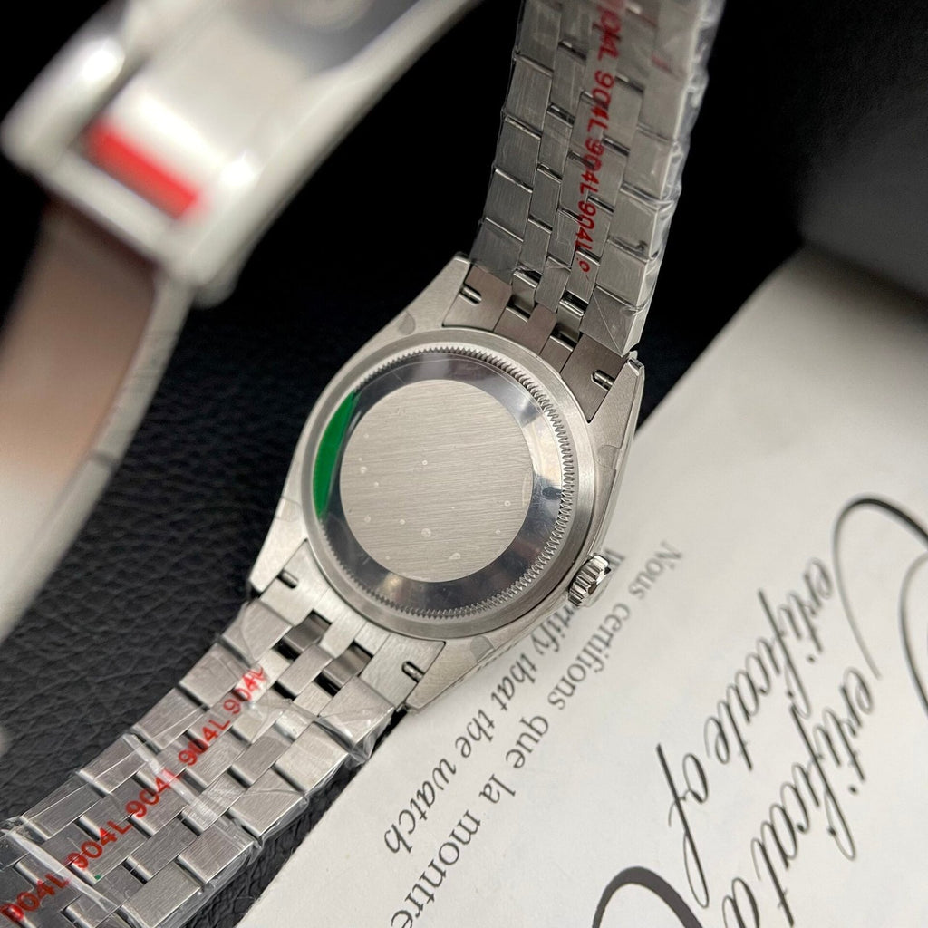Rolex Day-Date Watch Blue Dial Oyster Strap 36mm