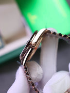 Rolex Day-Date Green Dial Watch Gold Wrapped 40mm