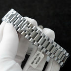 Rolex Day-Date Men Watch Diamonds Moissanite + Sapphire Baguette 40mm