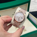 Rolex Day-Date Full Diamond Dial Watch 40mm