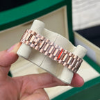 Rolex Day-Date Full Diamond Dial Watch 40mm