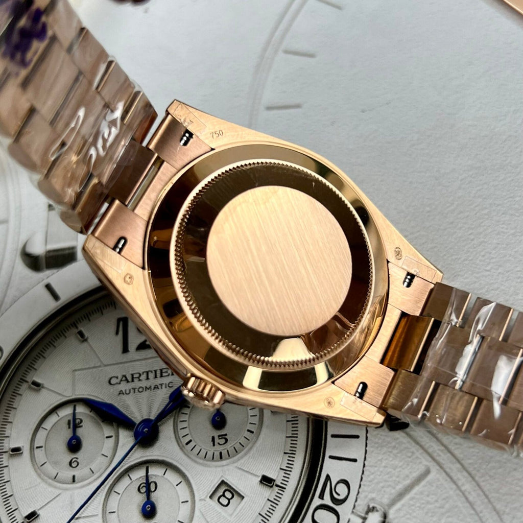 Rolex Day-Date Watch Mother Of Pearl Dial 40mm
