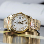 Rolex Day-Date Watch White Dial 40mm