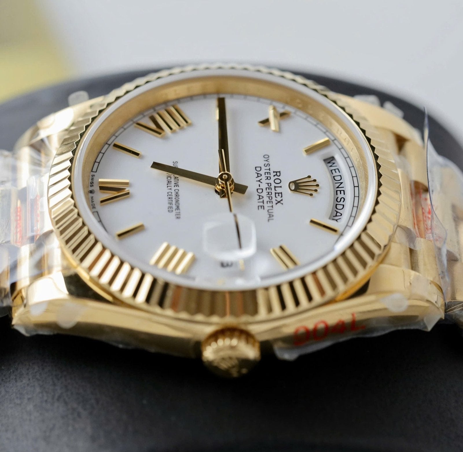 Rolex Day-Date Watch White Dial 40mm