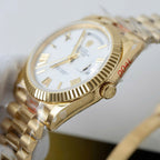 Rolex Day-Date Watch White Dial 40mm