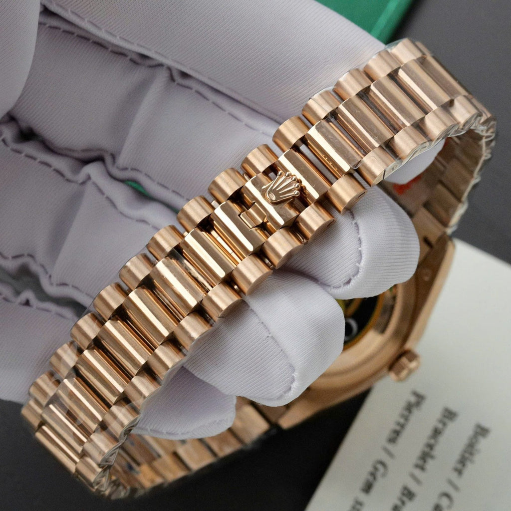 Rolex Day-Date Rose Gold Watch Dial Mother Of Pearl 36mm
