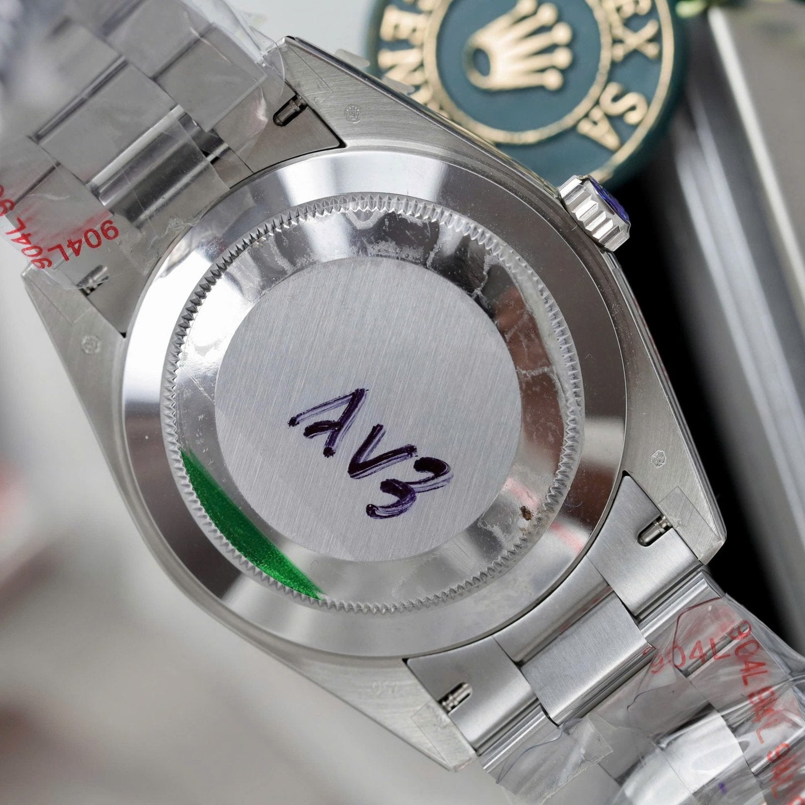 Rolex Day-Date Watch Black Dial 40mm