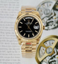 Rolex Day-Date Watch Black 40mm