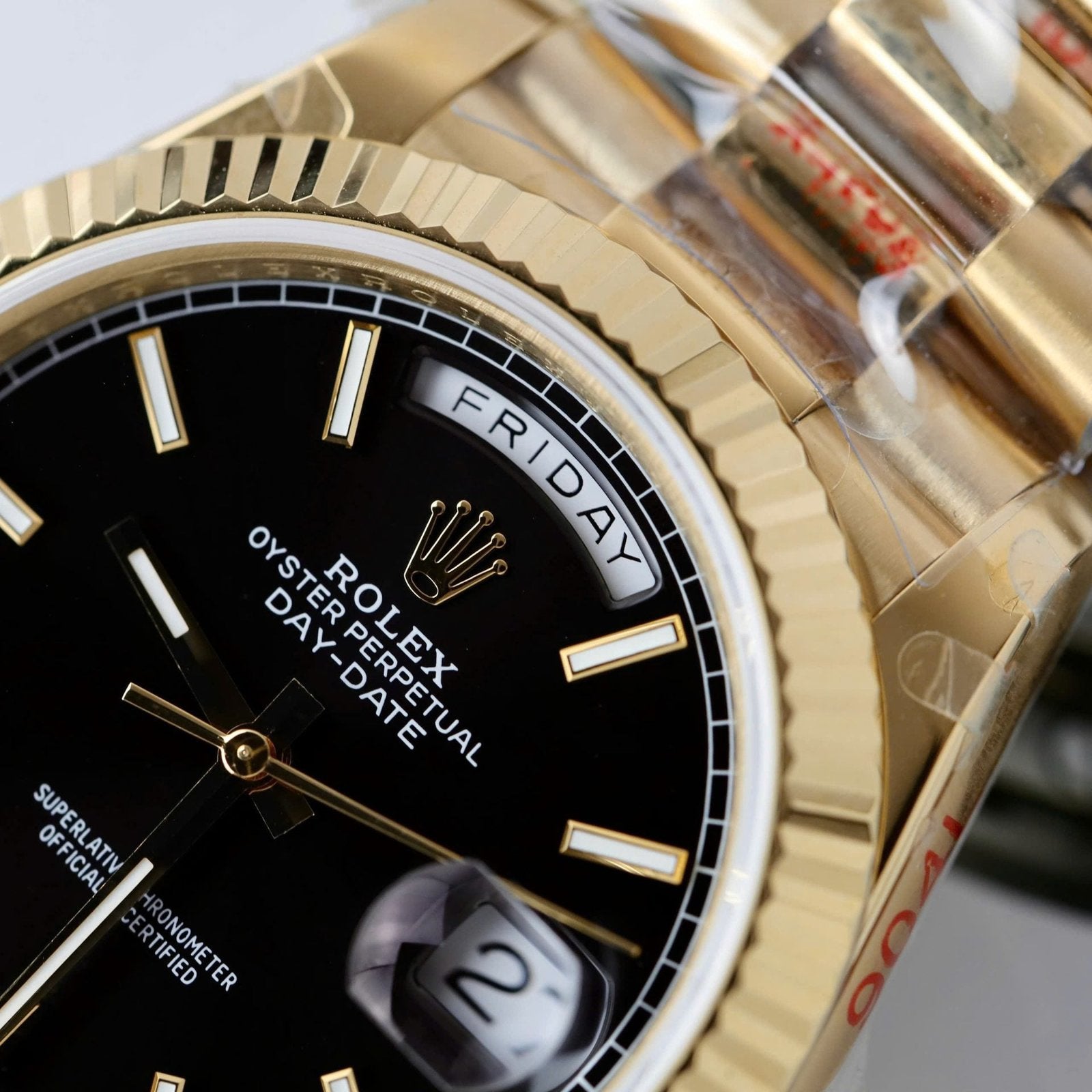 Rolex Day-Date Watch Black 40mm