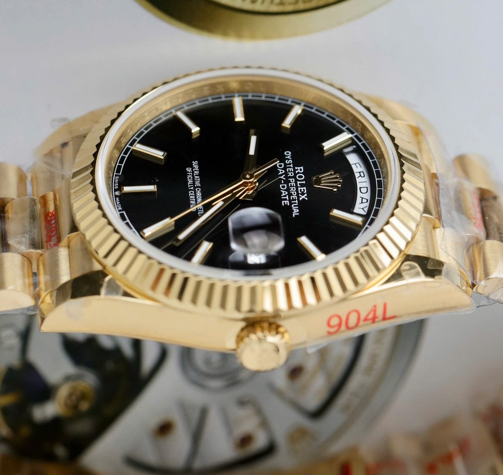 Rolex Day-Date Watch Black 40mm