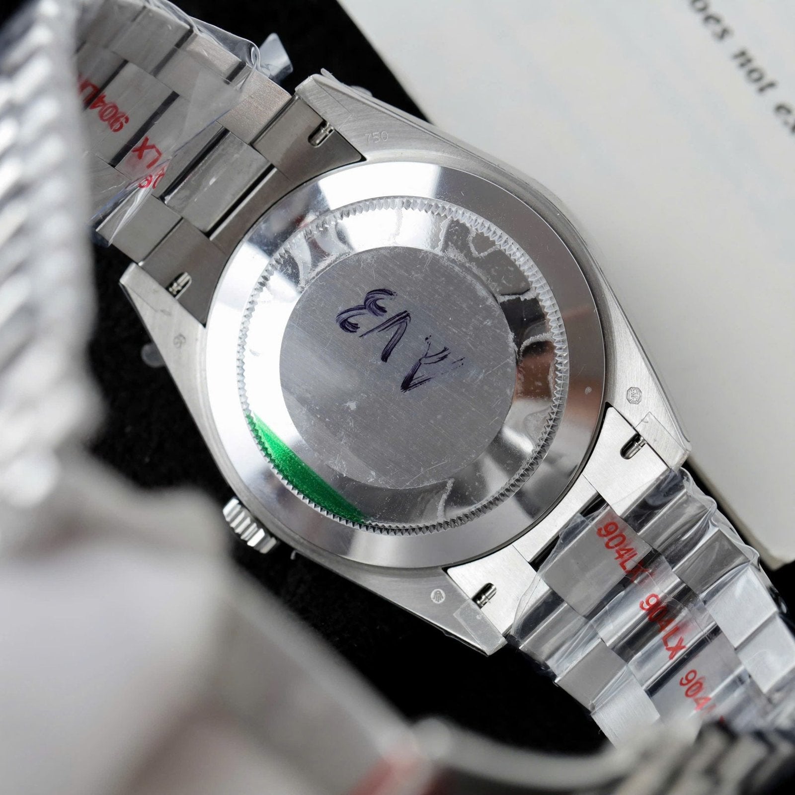 Rolex Day-Date Watch Ice Blue Dial Cross Pattern 40mm