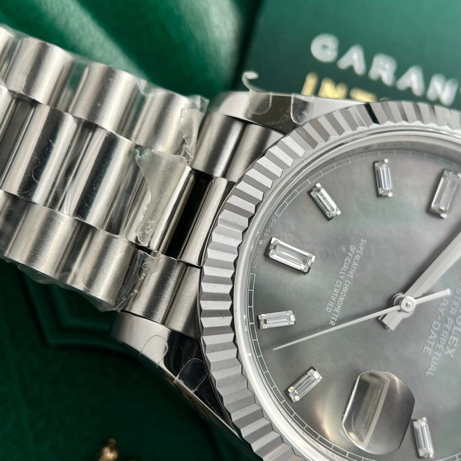 Rolex Watch Day-Date Mother Of Pearl Dial 40mm