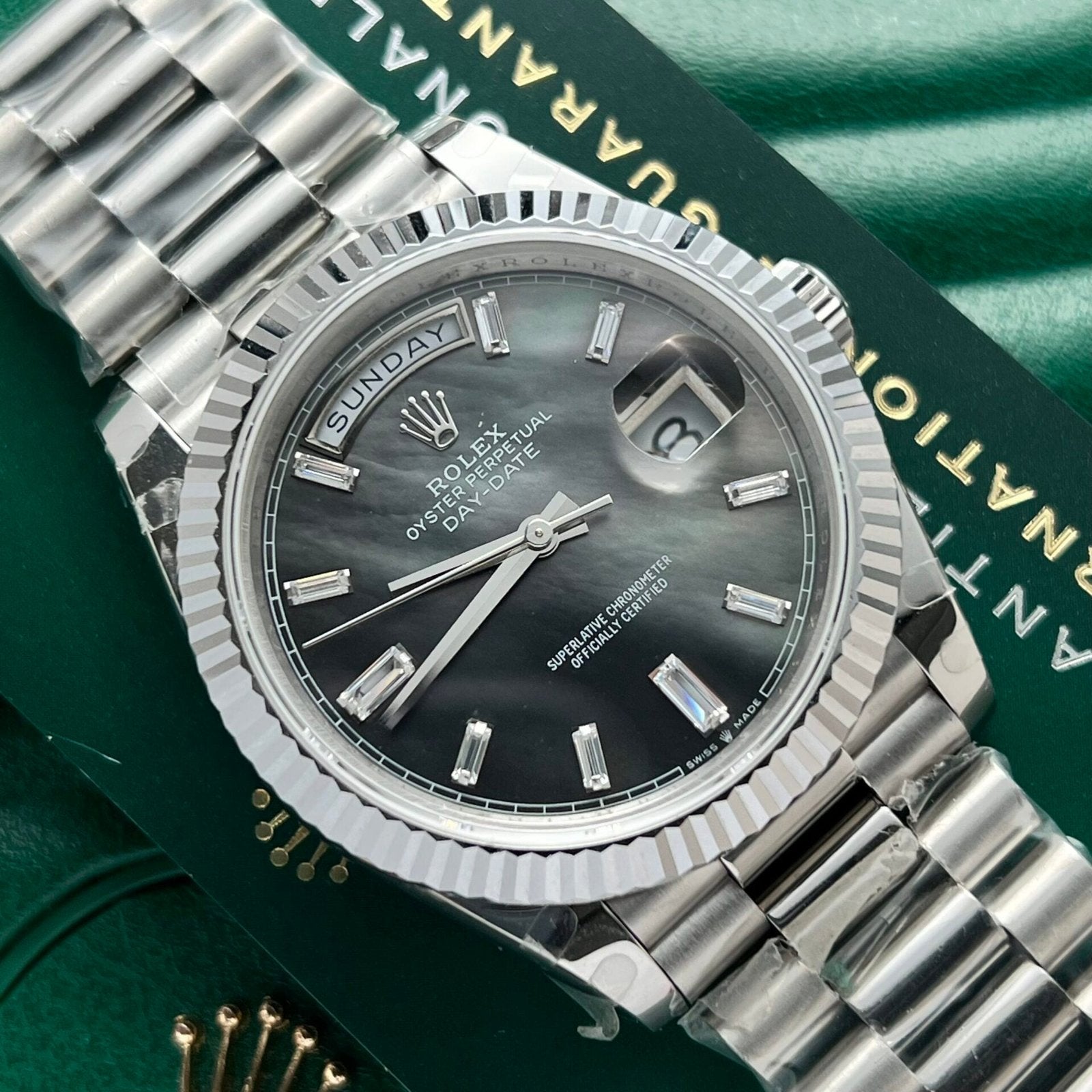 Rolex Watch Day-Date Mother Of Pearl Dial 40mm