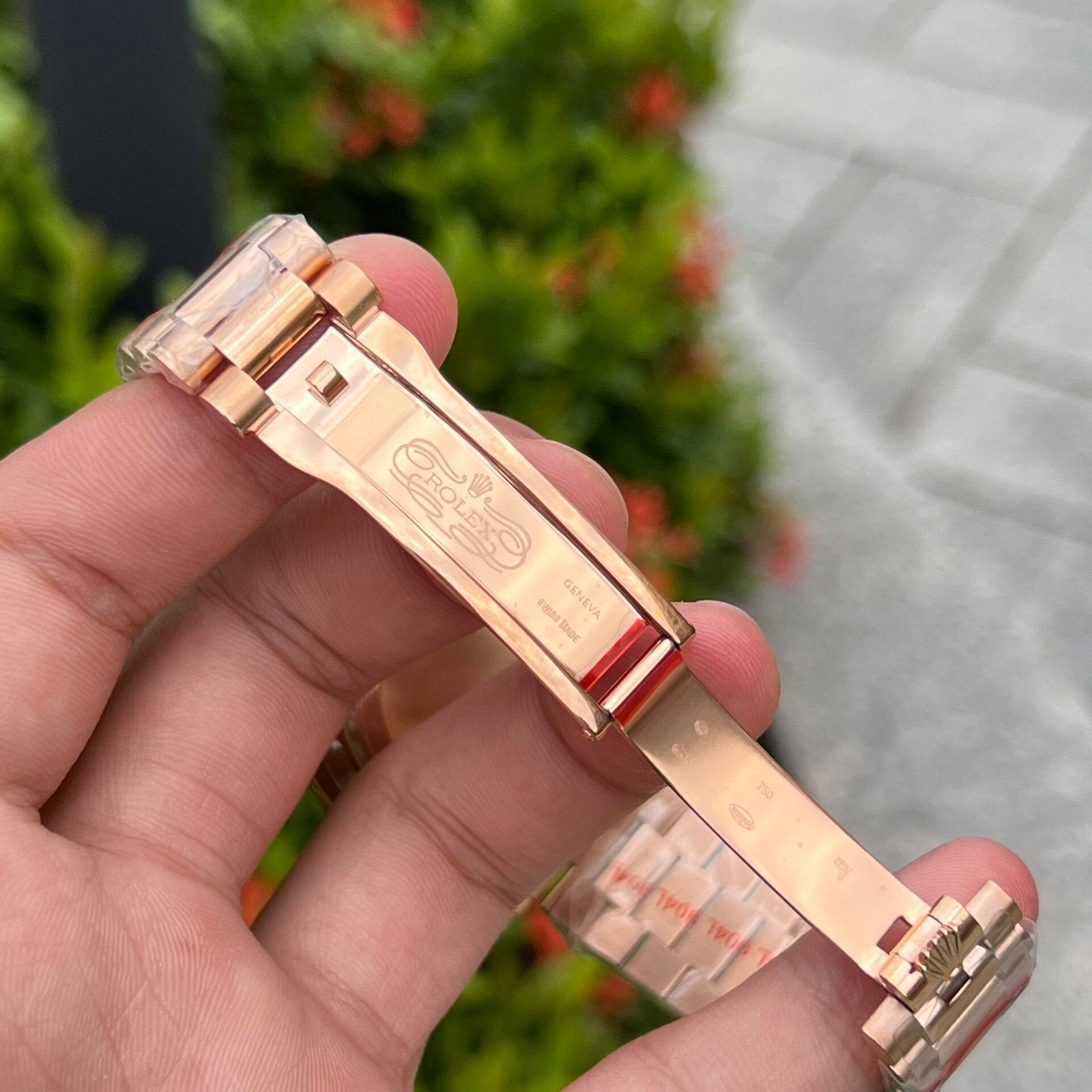 Rolex Day-Date Rose Gold Watch White Dial 40mm