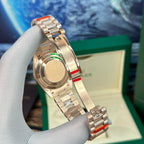Rolex Day-Date Watch With Red Ruby Dial 40mm