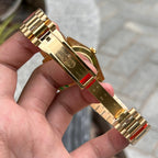 Rolex Day-Date Watch Champagne Dial Jubilee Strap 40mm