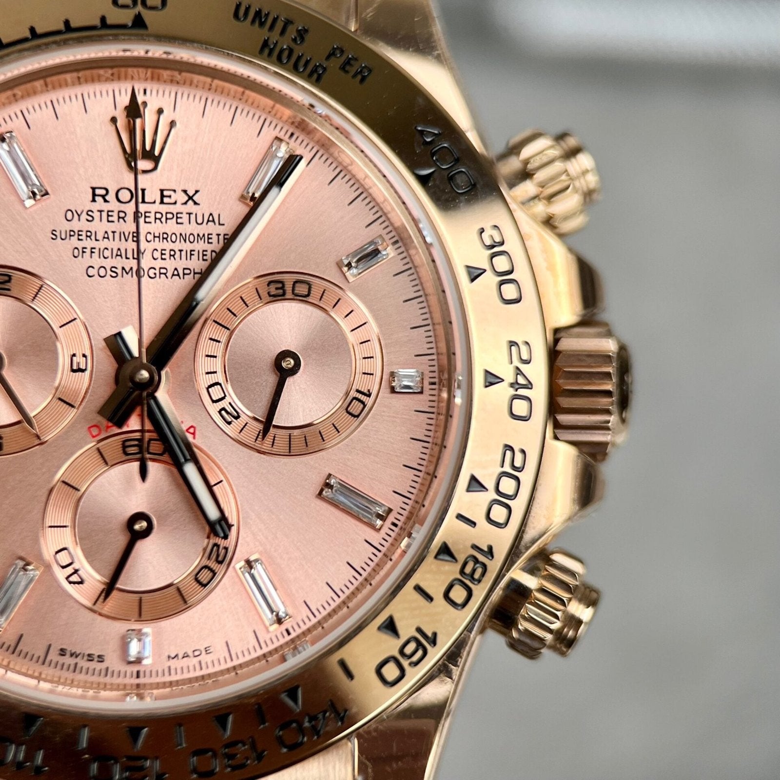 Rolex Watch Daytona 116505 Pink Dial 40mm