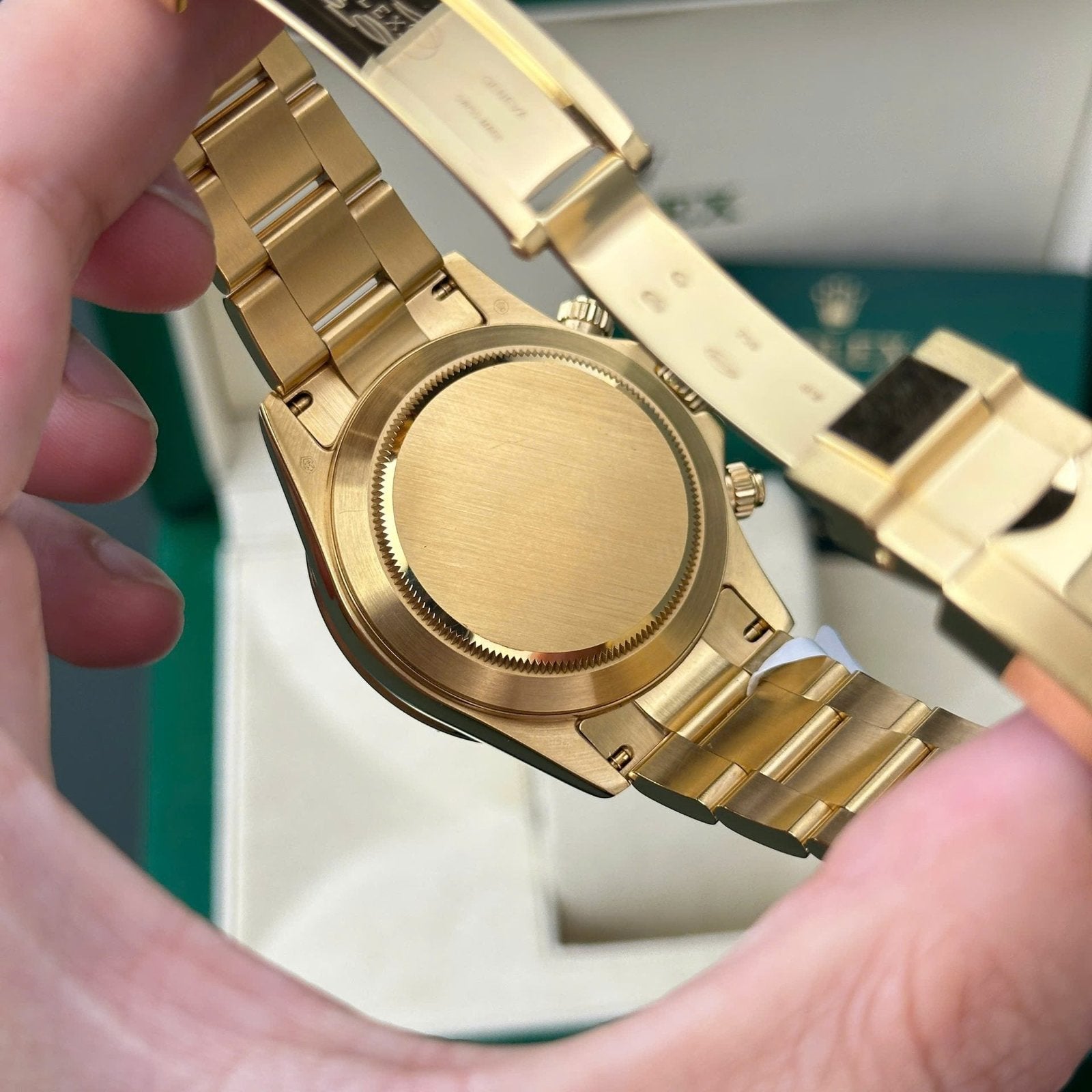 Rolex Daytona 116508 Gold Wrapped 11 Watch Dial Mother Of Pearl 40mm