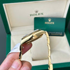 Rolex Daytona 116508 Gold Wrapped 11 Watch Dial Mother Of Pearl 40mm