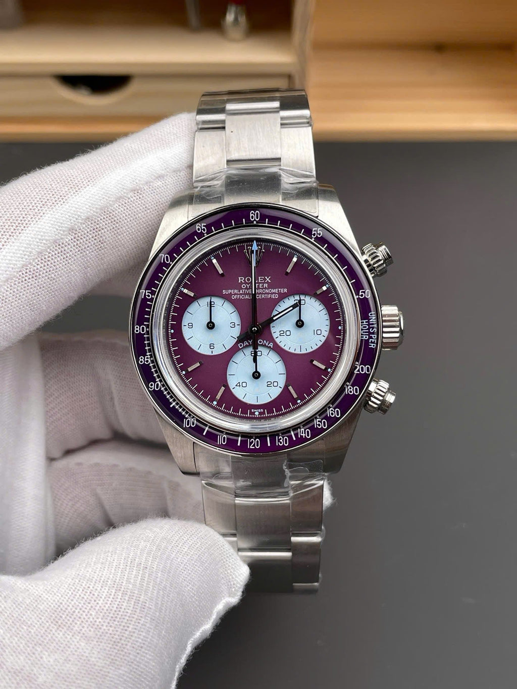 Rolex Watch Daytona 116508 Warm Burgundy 40mm