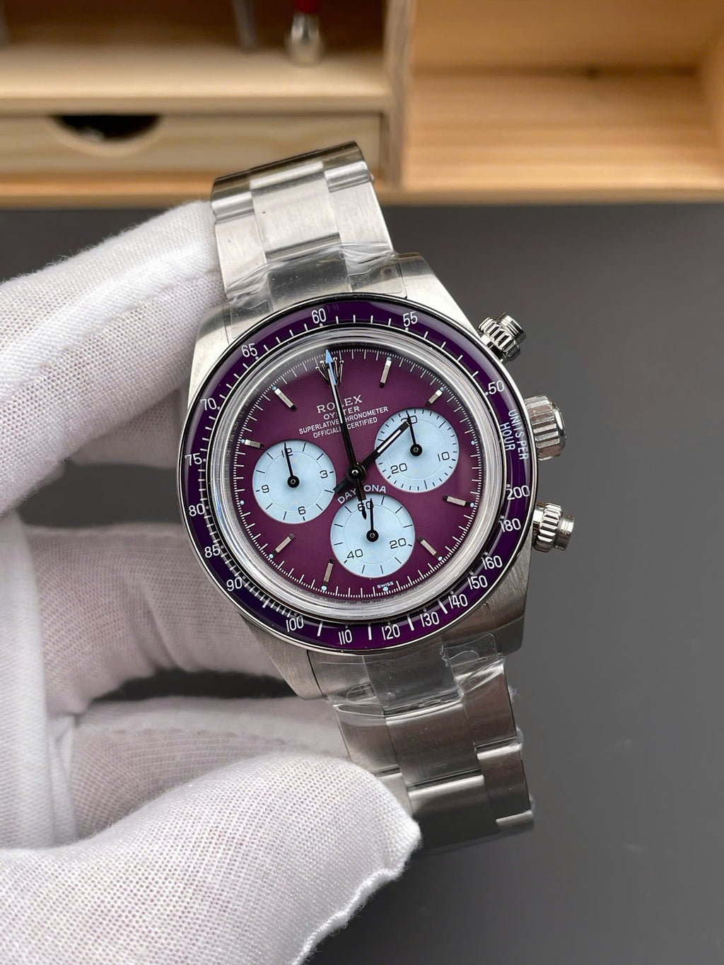 Rolex Watch Daytona 116508 Warm Burgundy 40mm