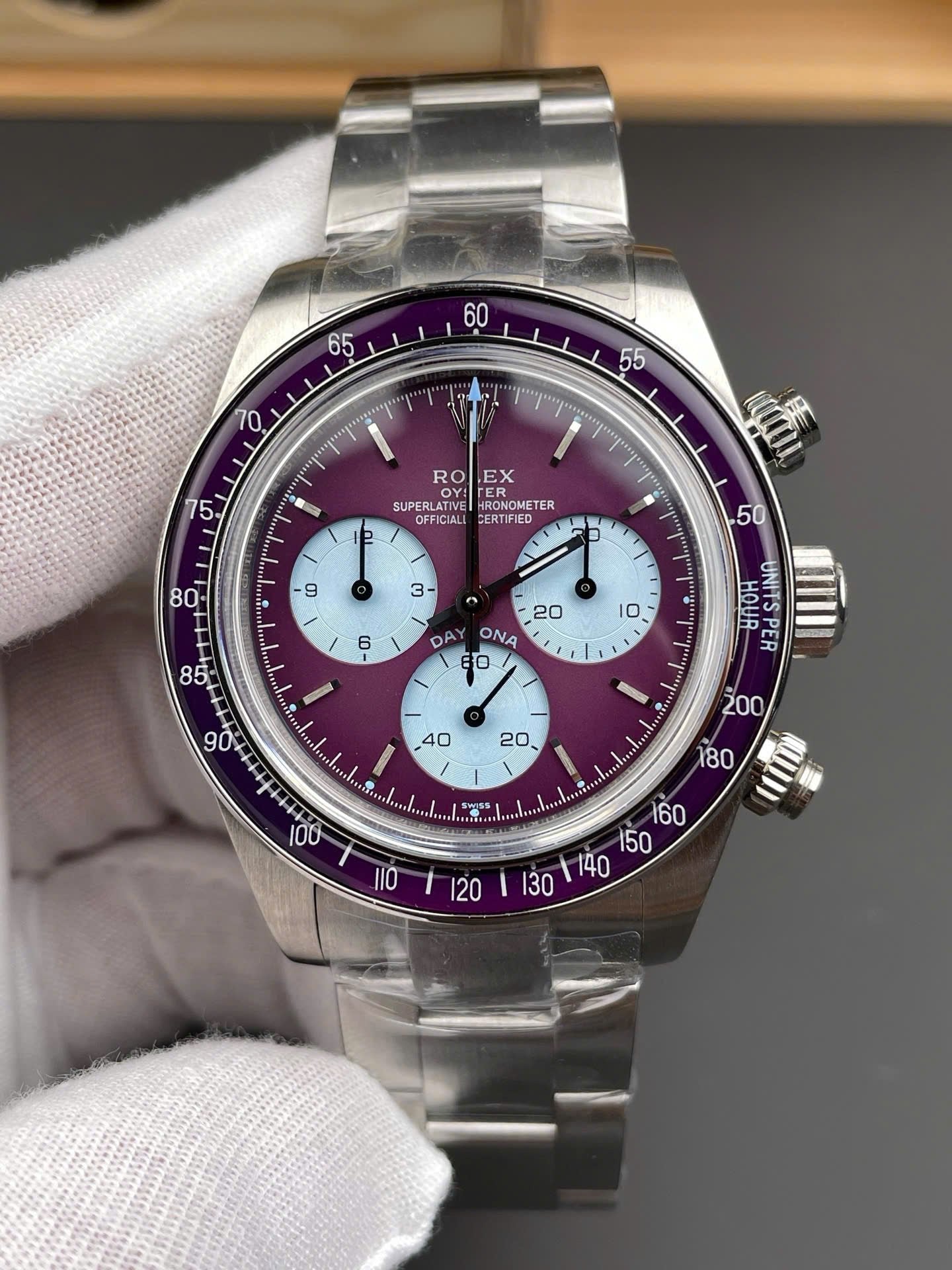Rolex Watch Daytona 116508 Warm Burgundy 40mm