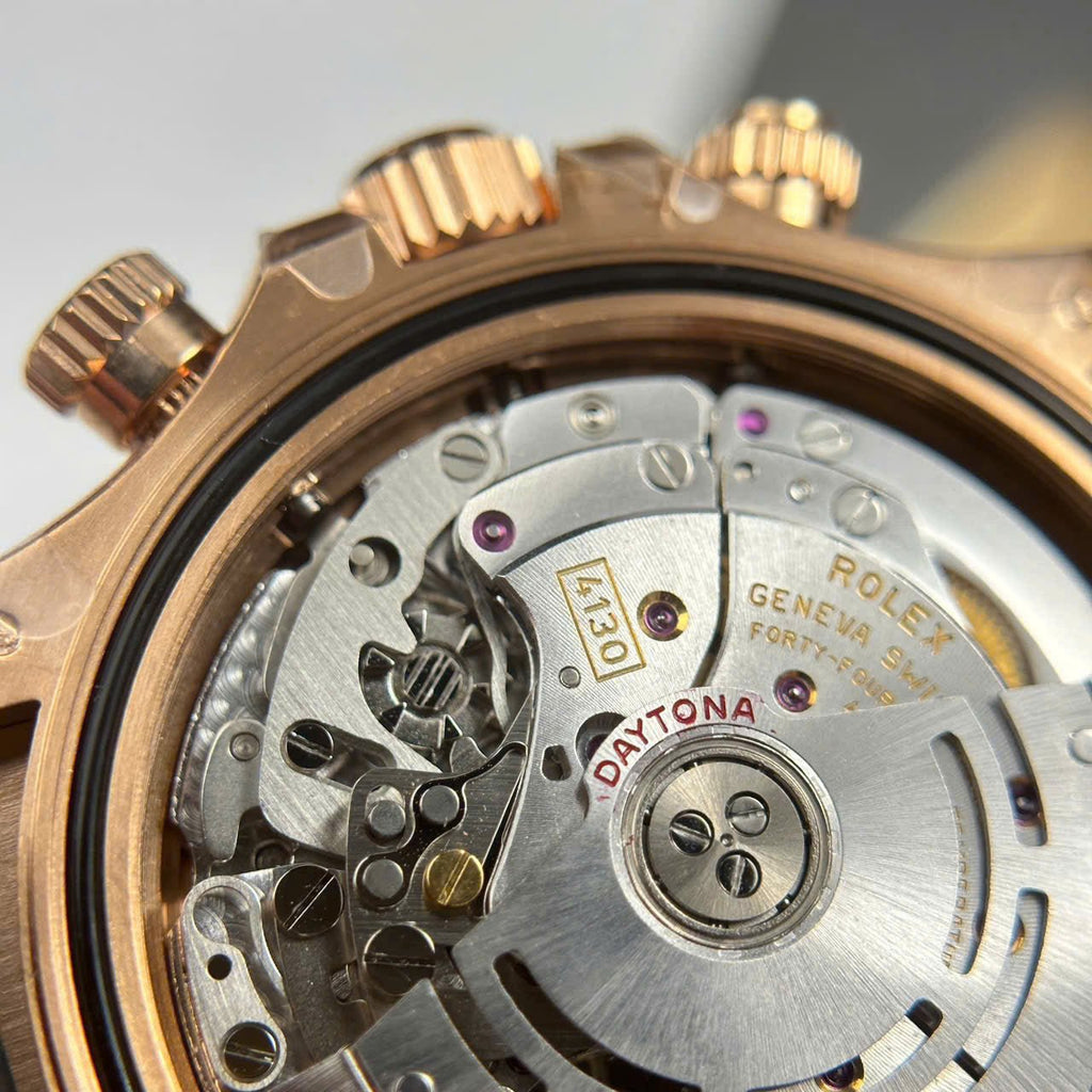 Rolex Daytona 116515LN Watch Chocolate Dial Oysterflex Strap 40mm