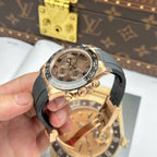 Rolex Daytona 116515LN Watch Chocolate Dial Oysterflex Strap 40mm