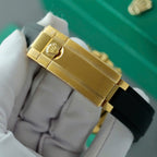Rolex Daytona 116518 Yellow Champagne Dial Watch Calibre 4131 Movement 40mm