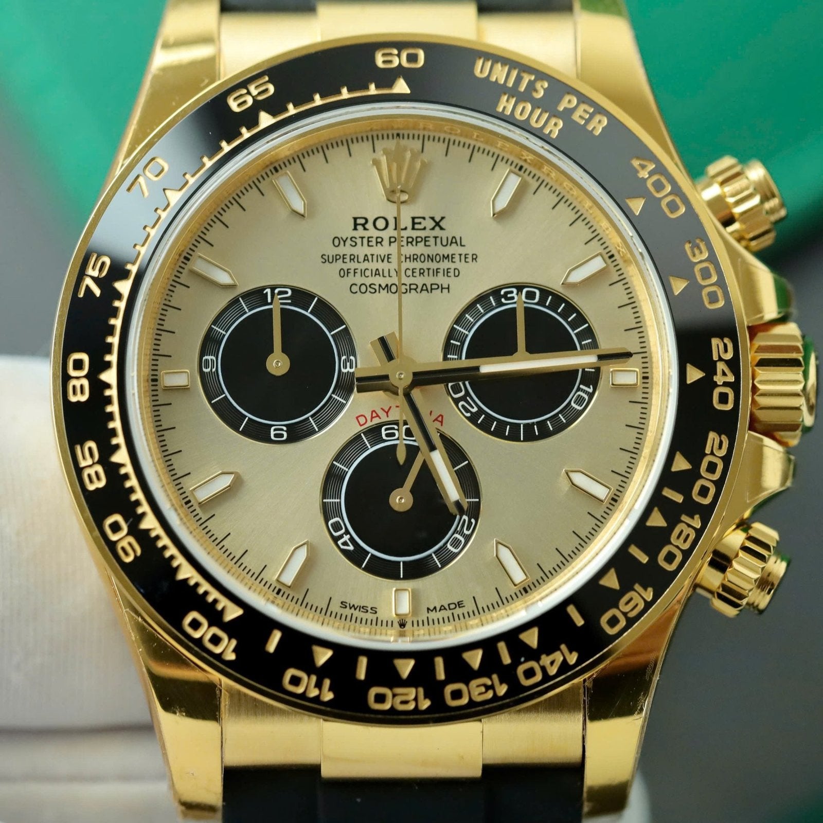 Rolex Daytona 116518 Yellow Champagne Dial 40mm