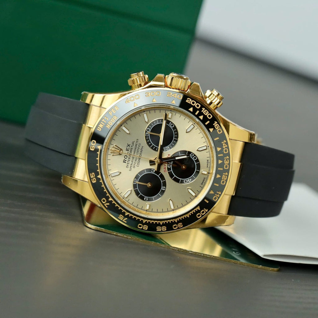 Rolex Daytona 116518 Yellow Champagne Dial 40mm