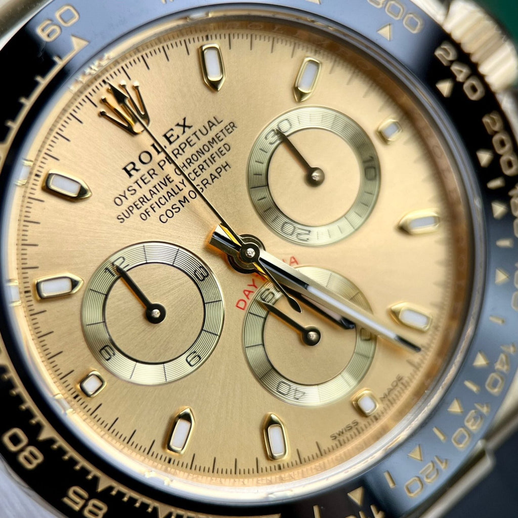 Rolex Daytona 116518LN Watch Yellow Gold Dial 40mm